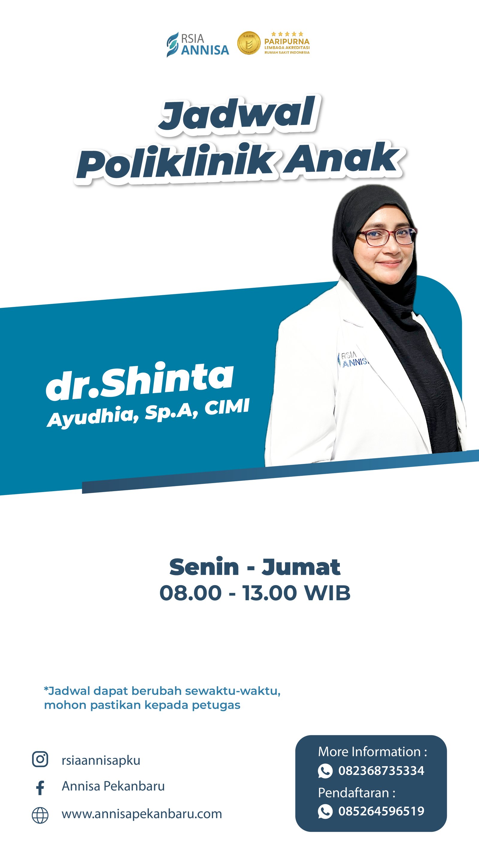 dr. Shinta Ayudhia, Sp.A, CIMI