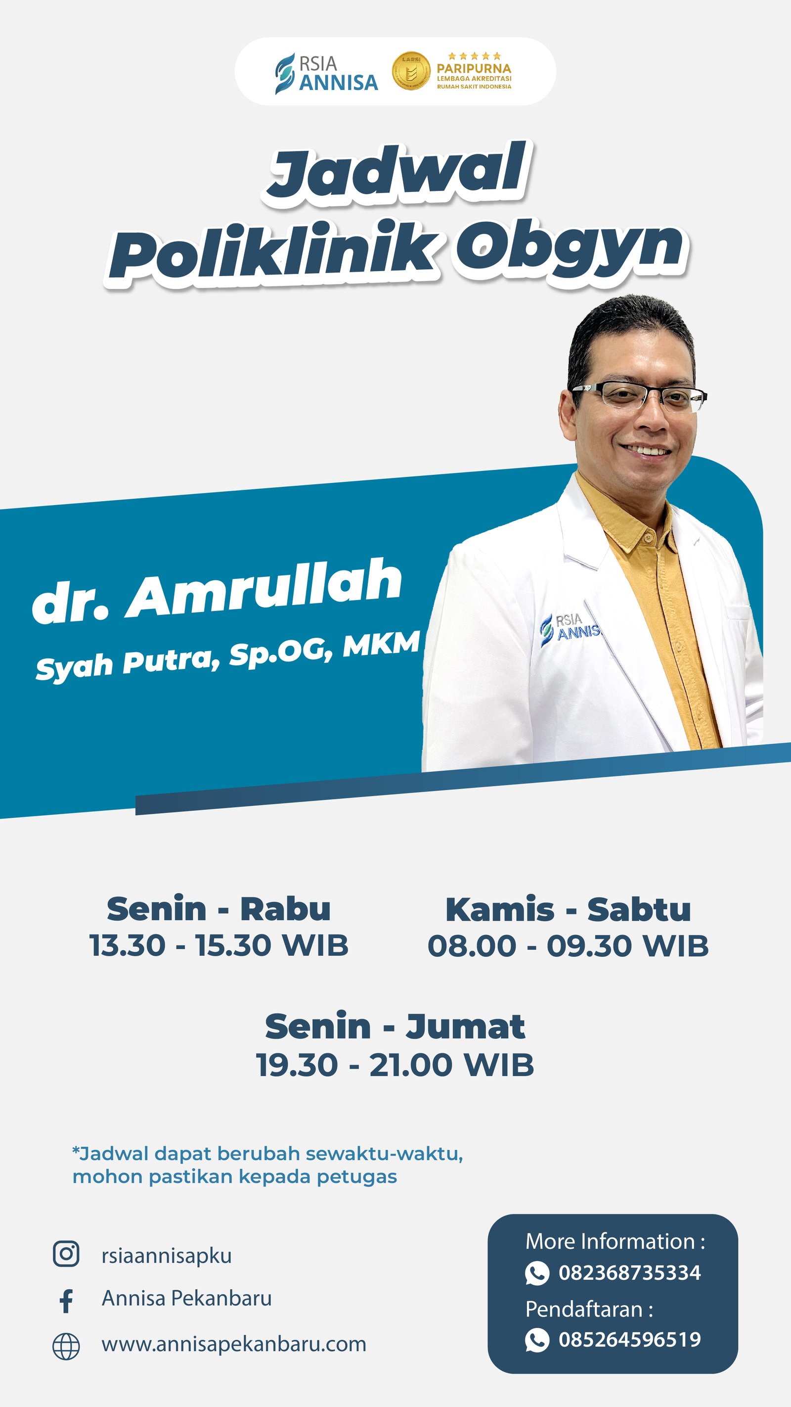 dr. Amrullah Syah Putra, Sp.OG, MKM