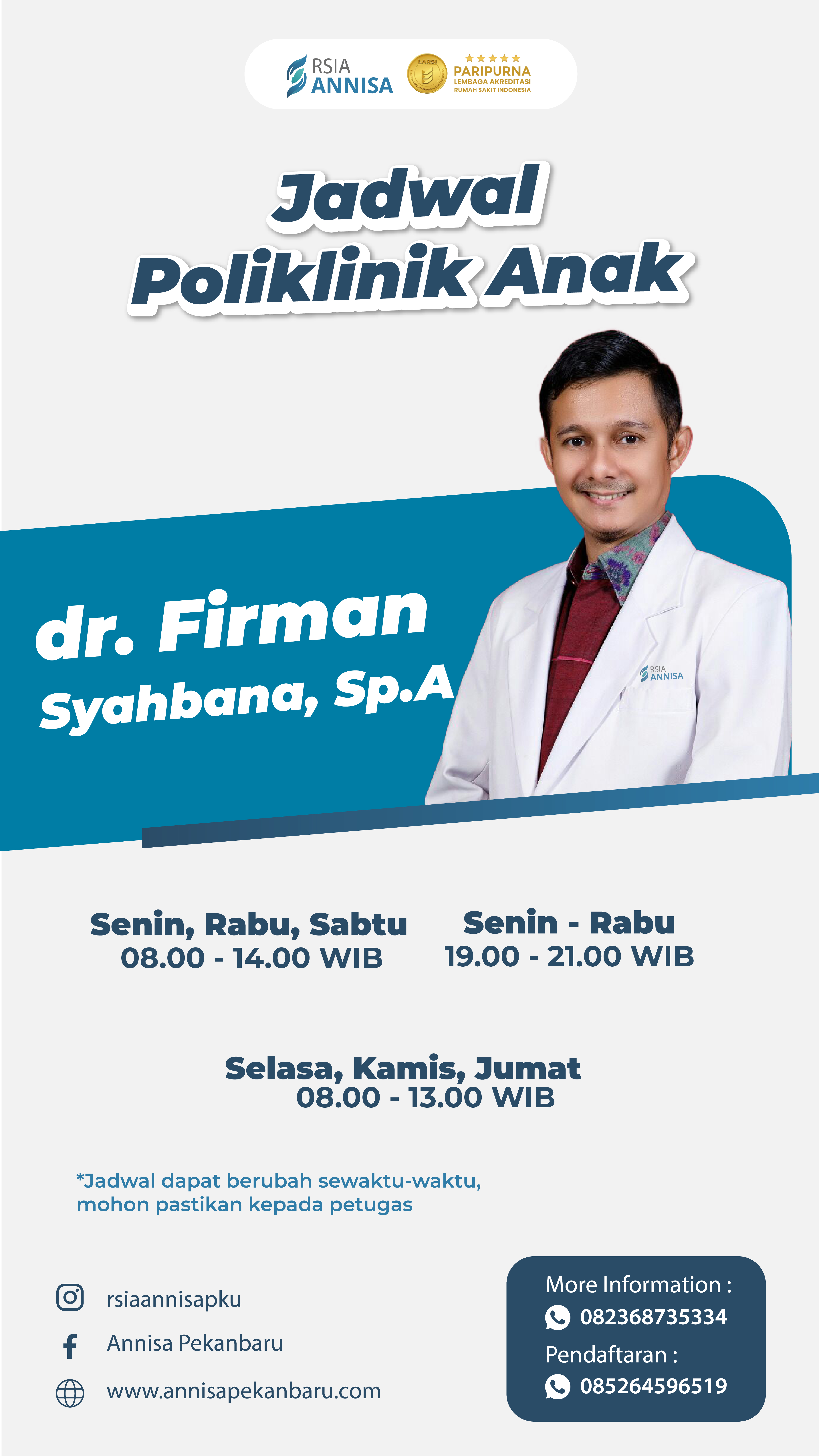 dr.Firman Syahbana, Sp.A