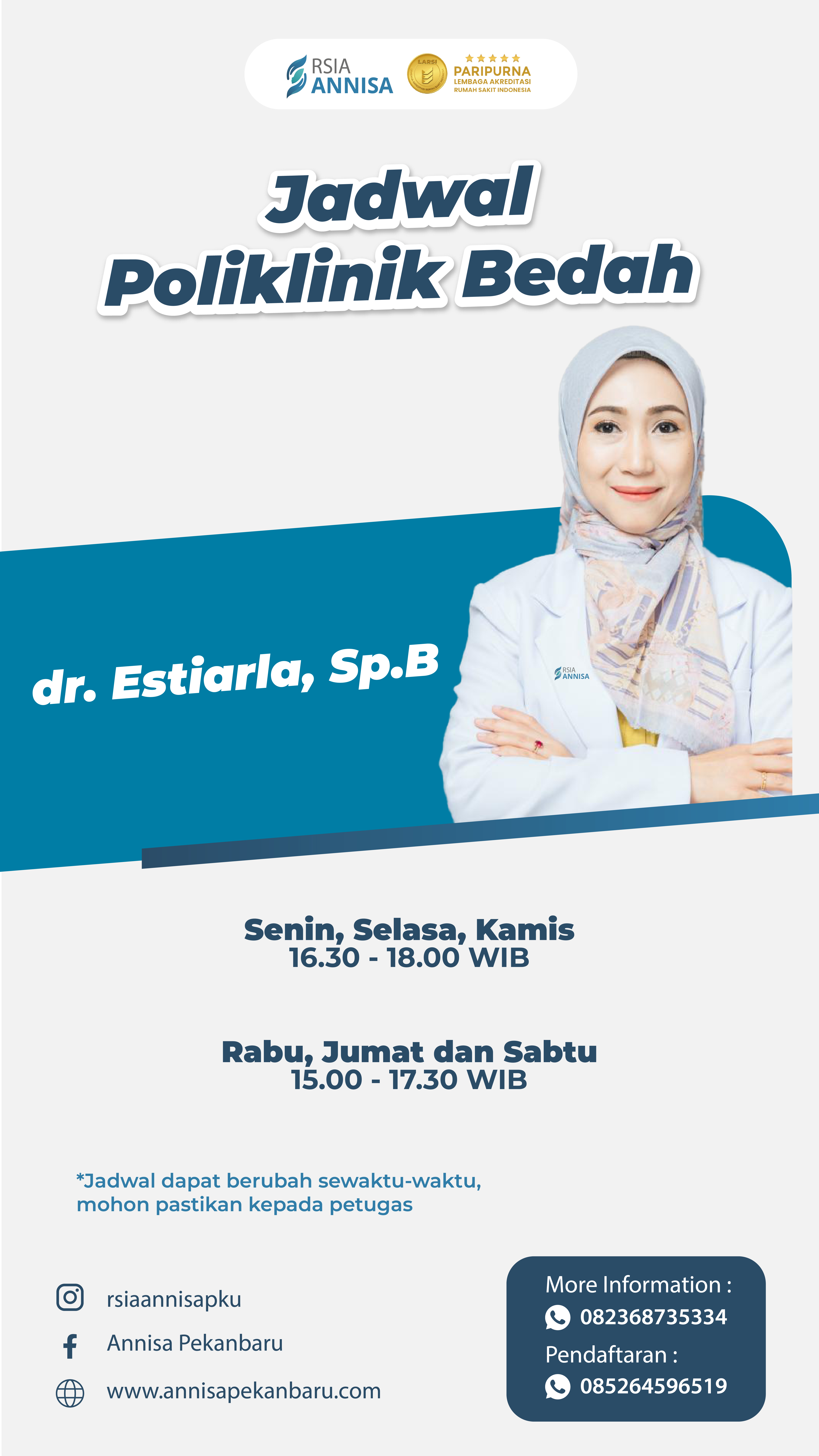 dr. Estiarla, Sp.B